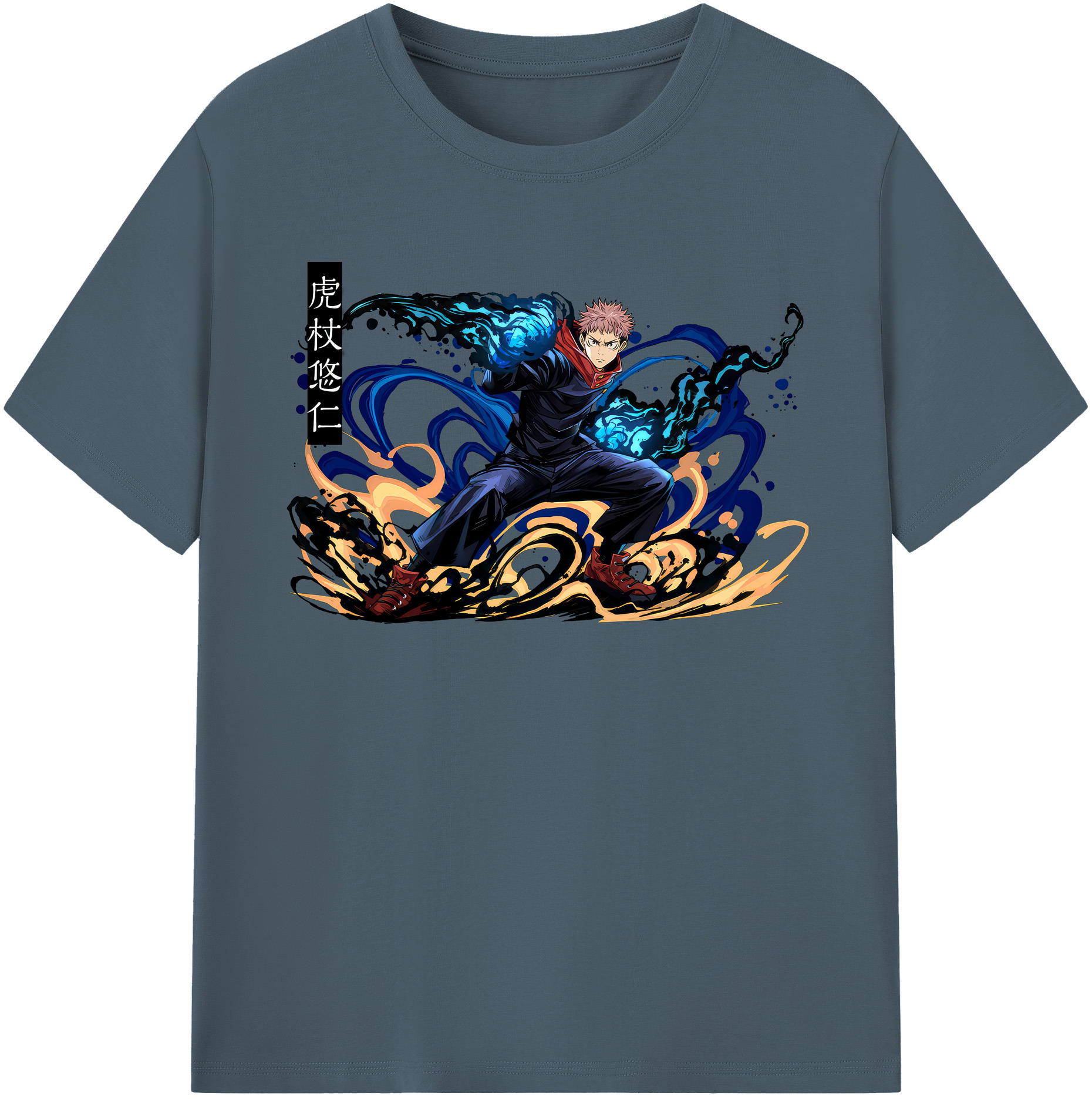（画像用） 呪術廻戦 Jujutsu Kaisen 綿100％半袖Tシャツ（フロントプリント）